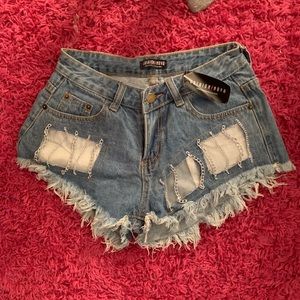 Fashion nova jean shorts